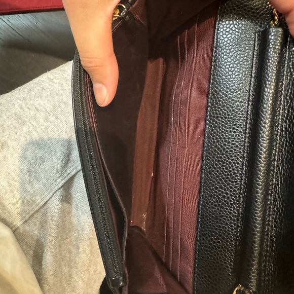 Chanel Classic Wallet on Chain caviar - Picture 4 of 11